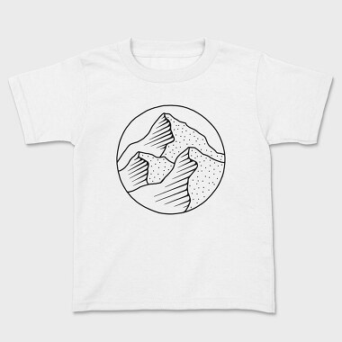 Geometric Landscape 11, Kids' T-Shirt