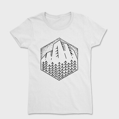 Geometric Landscape 2, Women's T-Shirt