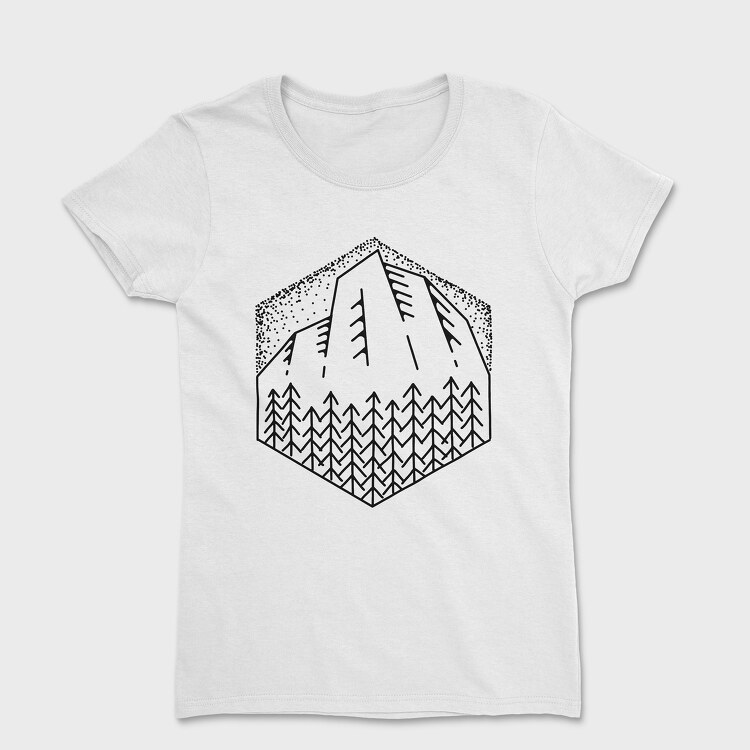 Geometric Landscape 2, Дамска Тениска