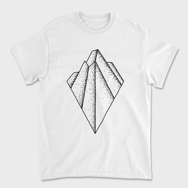 Geometric Landscape 3, Unisex Men's T-Shirt