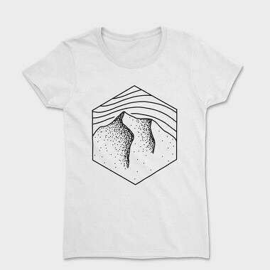Geometric Landscape 6, Women's T-Shirt
