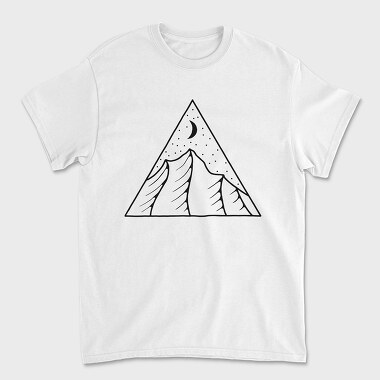 Geometric Landscape 8, Unisex Men's T-Shirt