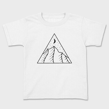 Geometric Landscape 8, Kids' T-Shirt