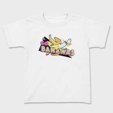 Kids' T-Shirt, Go Bananas