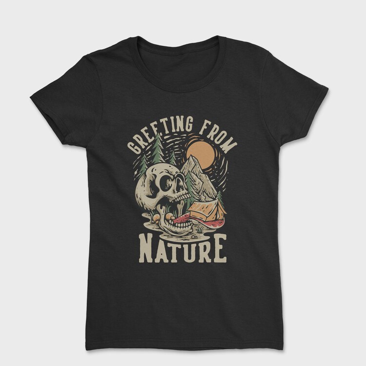 Greeting From Nature, Women's T-Shirt