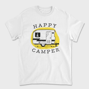 Happy Camper 2, Unisex Men's T-Shirt