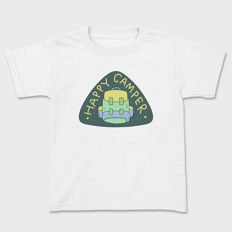 Happy Camper Backpack, Детска Тениска