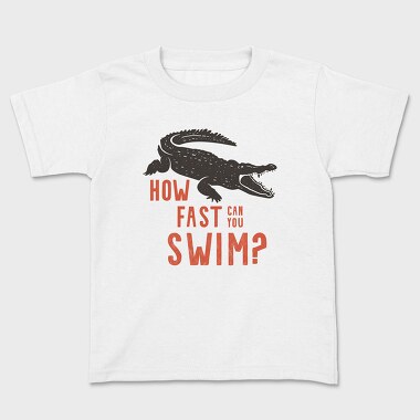 How Fast Can You Swim, Kids' T-Shirt