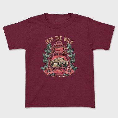 Into the Wild Light Up My Heart, Kids' T-Shirt