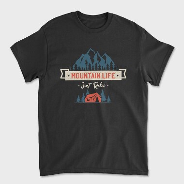 Just Relax Mountain Life, Unisex Men's T-Shirt