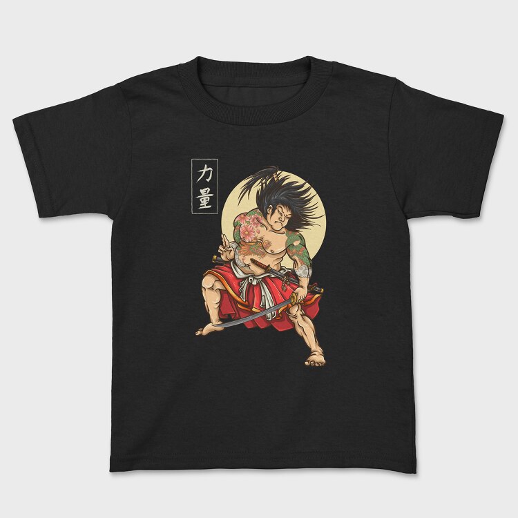 Kabuki Samurai Hero, Kids' T-Shirt