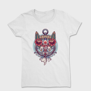 Koi Fish Illustration 3, Women's T-Shirt
