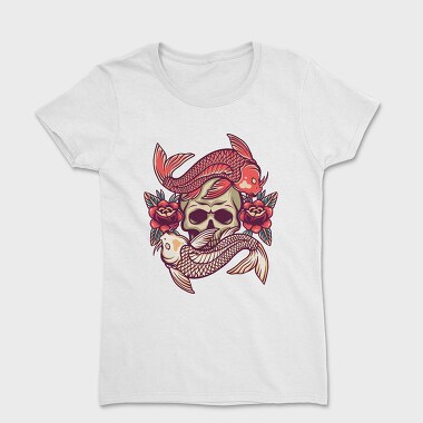 Koi Fish Illustration, Women's T-Shirt