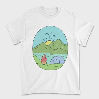 Landscape Nature 11, Unisex Men's T-Shirt