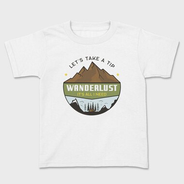 Lets Take a Trip, Kids' T-Shirt
