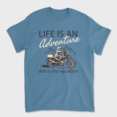 Life Is an Adventure, Unisex Men's T-Shirt