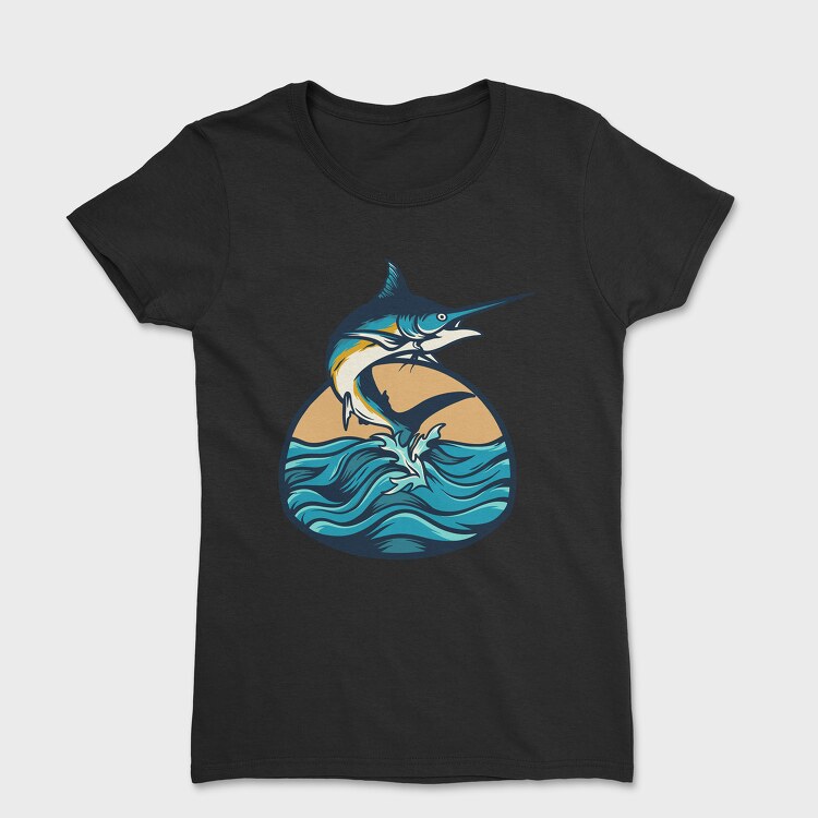 Marlin Fish 3, Women's T-Shirt