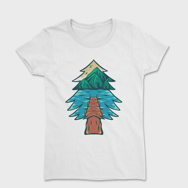 Mountain Illustration 6, Women's T-Shirt