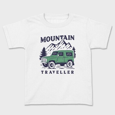 Mountain Traveller, Kids' T-Shirt