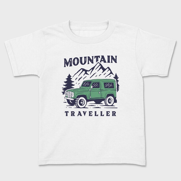 Mountain Traveller, Kids' T-Shirt