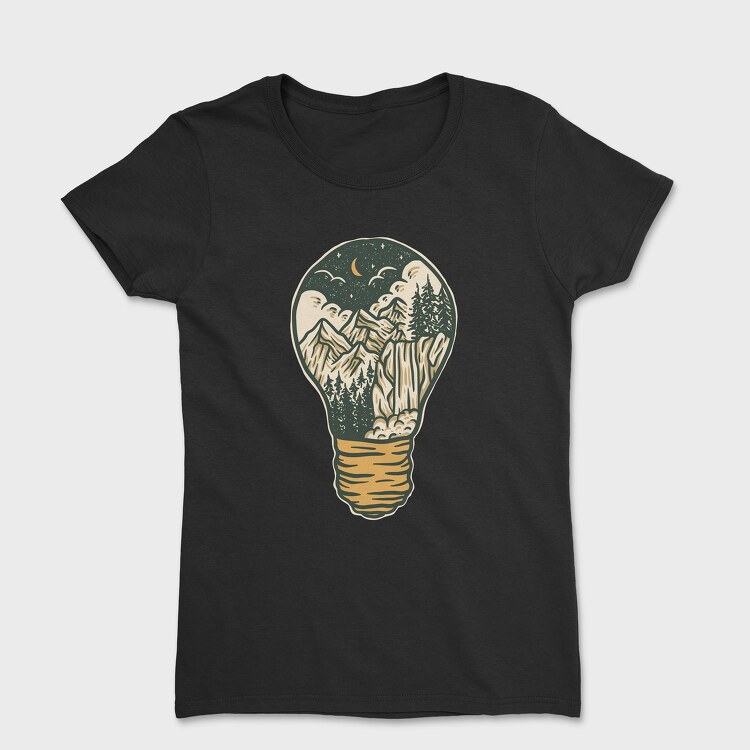 Night Lamp, Women's T-Shirt