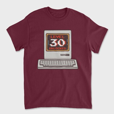 Old Pc Level 30 Unlocked, Unisex Men's T-Shirt