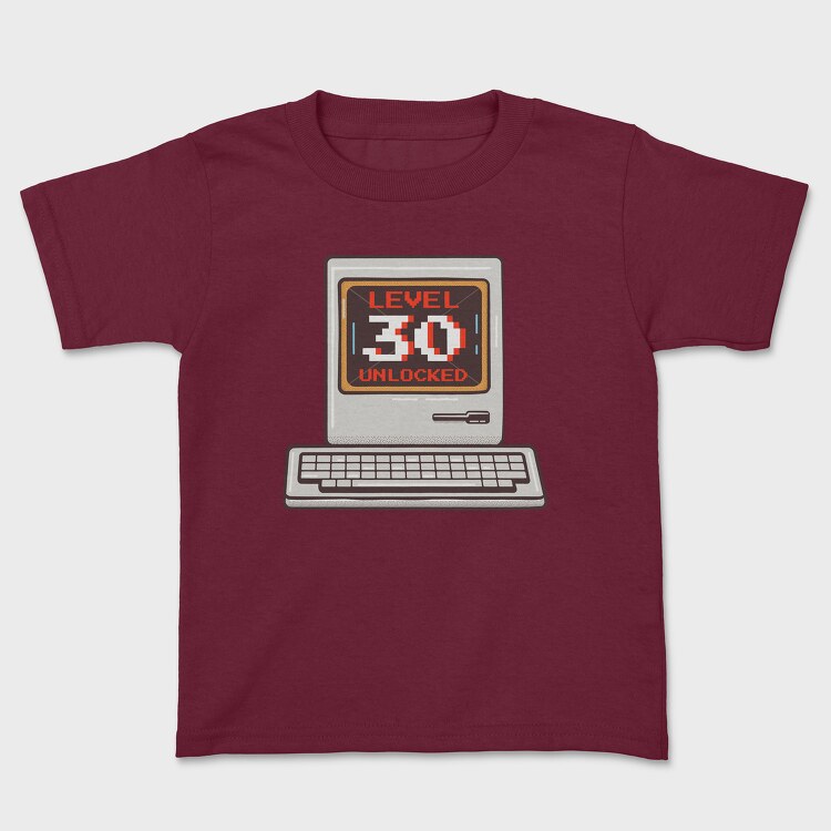 Old Pc Level 30 Unlocked, Детска Тениска