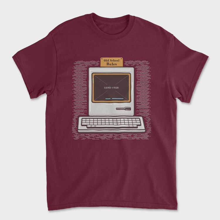 Old Pc, Унисекс Мъжка Тениска