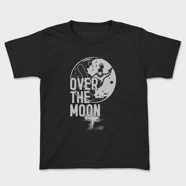 Over the Moon Snowboard, Kids' T-Shirt