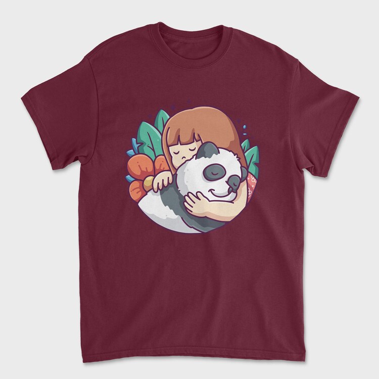 Panda, Унисекс Мъжка Тениска
