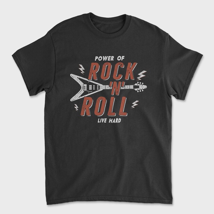 Rock N Roll Color, Унисекс Мъжка Тениска