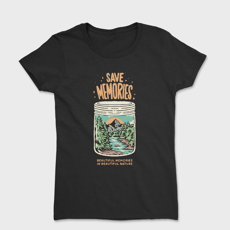 Save Memories Jar, Women's T-Shirt