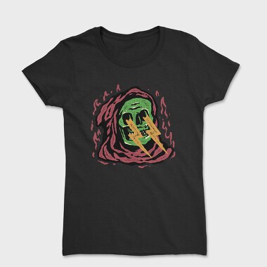 Skull Lightning, Women's T-Shirt