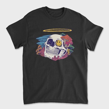 Skull Mushrooms, Unisex Men's T-Shirt