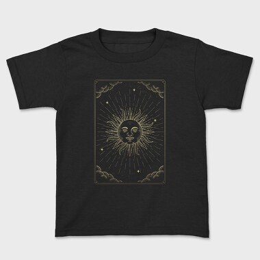 Kids' T-Shirt, The Sun Tarot Card