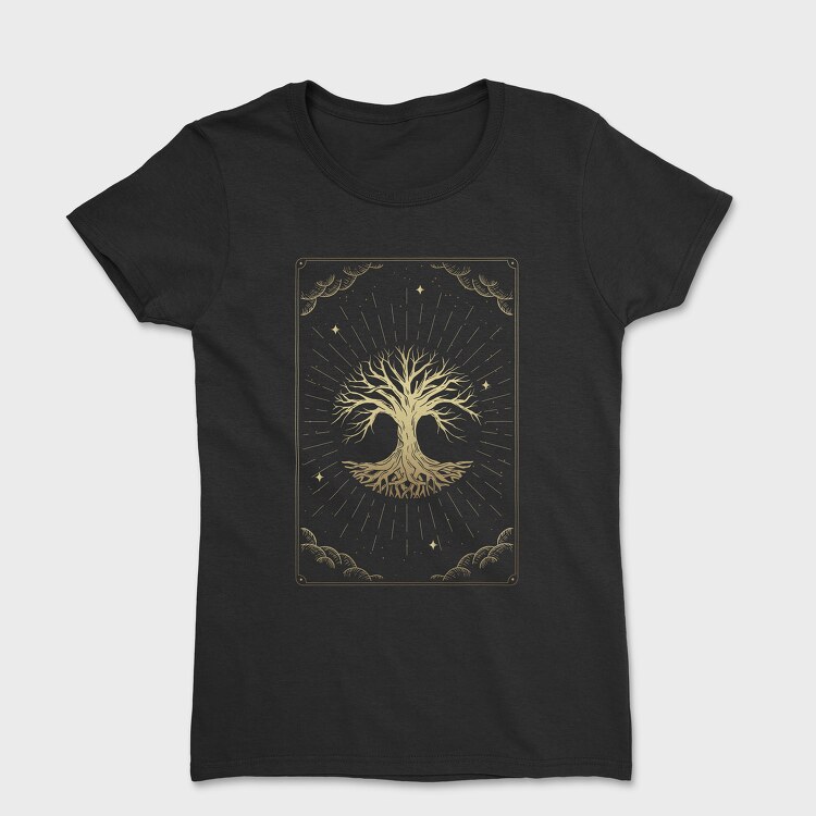 The Tree Tarot Card, Women's T-Shirt