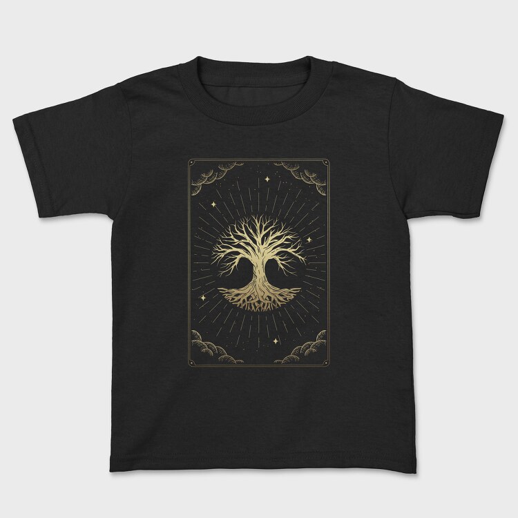 The Tree Tarot Card, Kids' T-Shirt