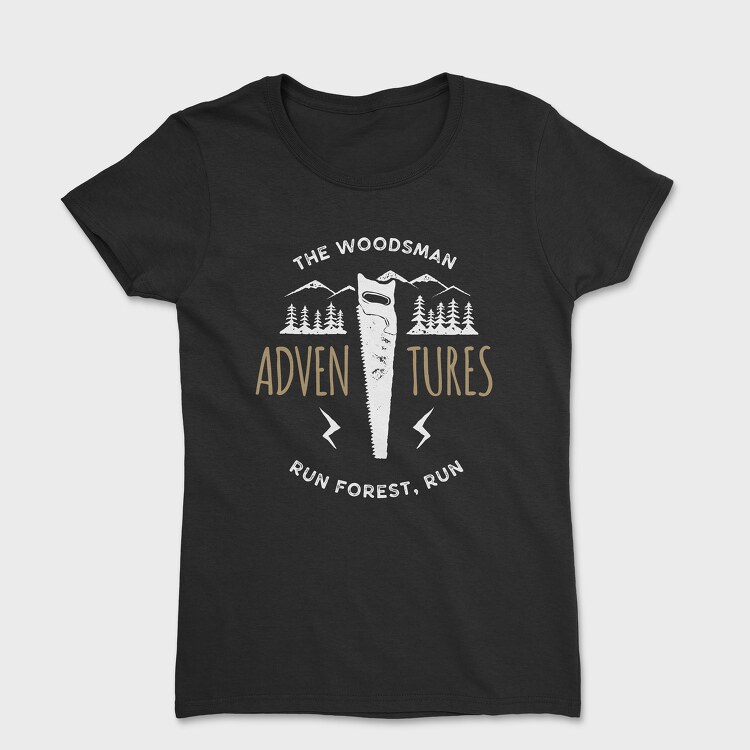 The Woodsman Adventures, Women's T-Shirt