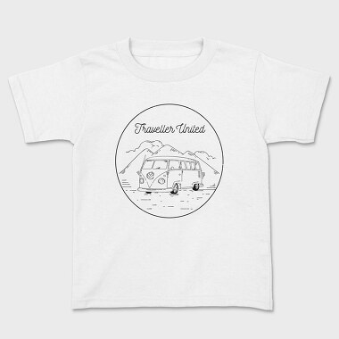 Traveller United, Kids' T-Shirt