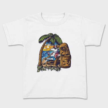 Unicorn Vacation, Kids' T-Shirt