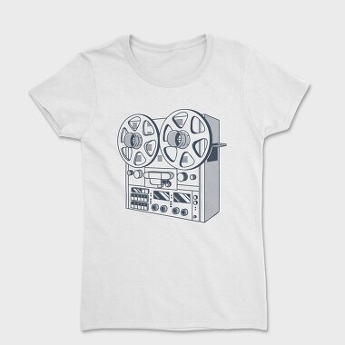 Vintage Audio Illustration 2, Women's T-Shirt
