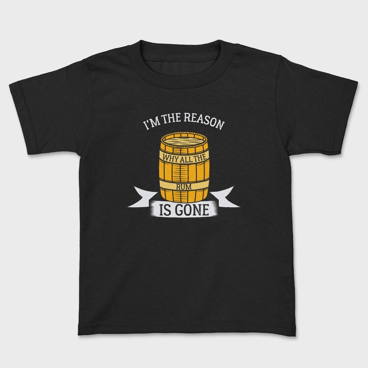 Why All the Rum Is Gone, Kids' T-Shirt
