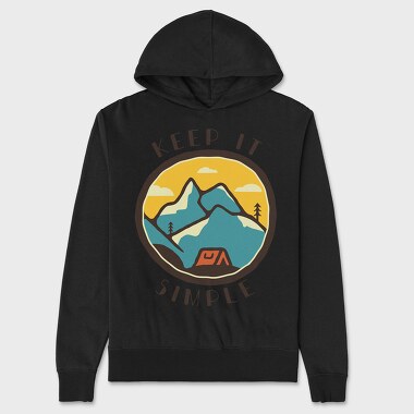 Keep It Simple 2, Unisex Men's Hoodie