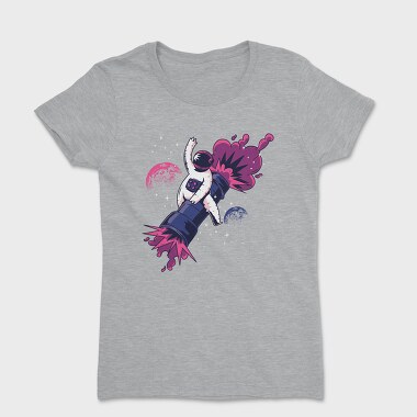 Astronaut On Bazooka, Women's T-Shirt