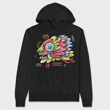 Colorful Creature 21, Unisex Men's Hoodie