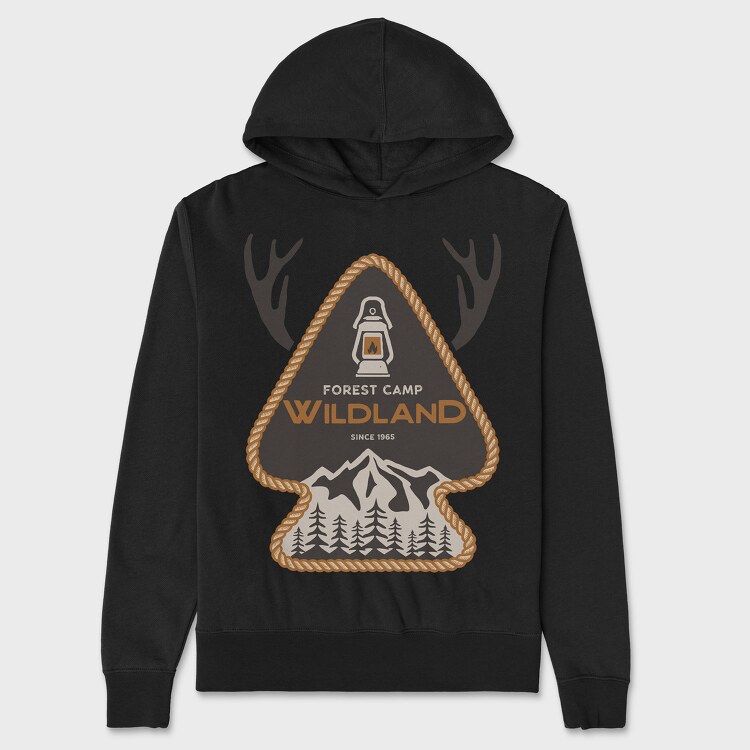 Forest Wildland, Unisex Men's Hoodie