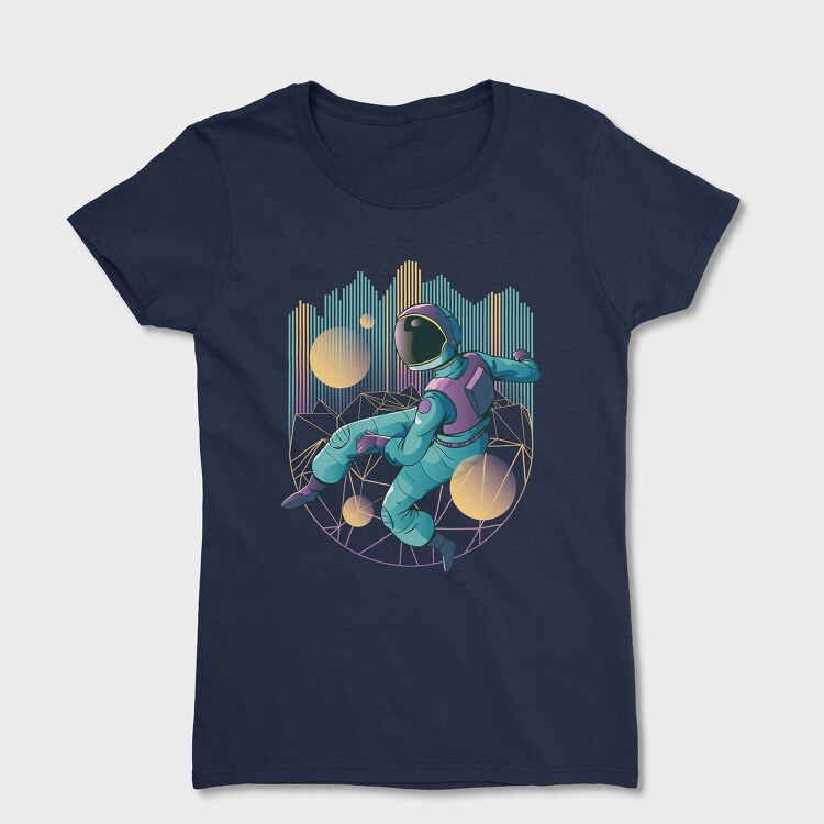 Techno Astronaut, Women's T-Shirt