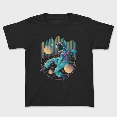 Techno Astronaut, Kids' T-Shirt