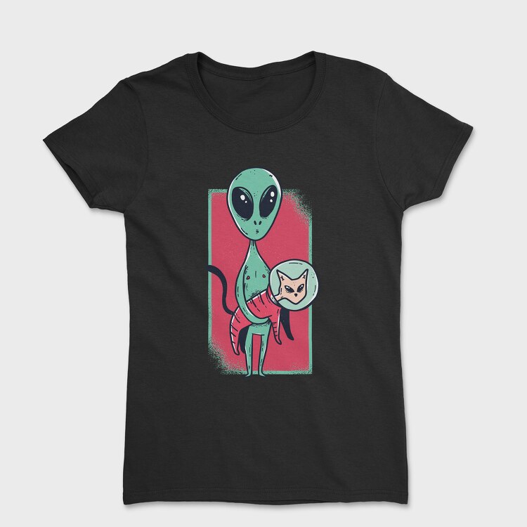 Alien Cat, Women's T-Shirt