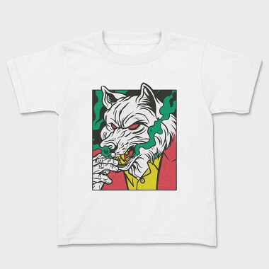 Wolf Smoke Comics, Kids' T-Shirt